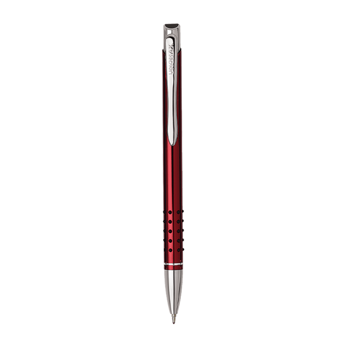 Unomax Marcus Ball Pen | Ink Colour - Blue with a sleek metal design and a comfortable grip.