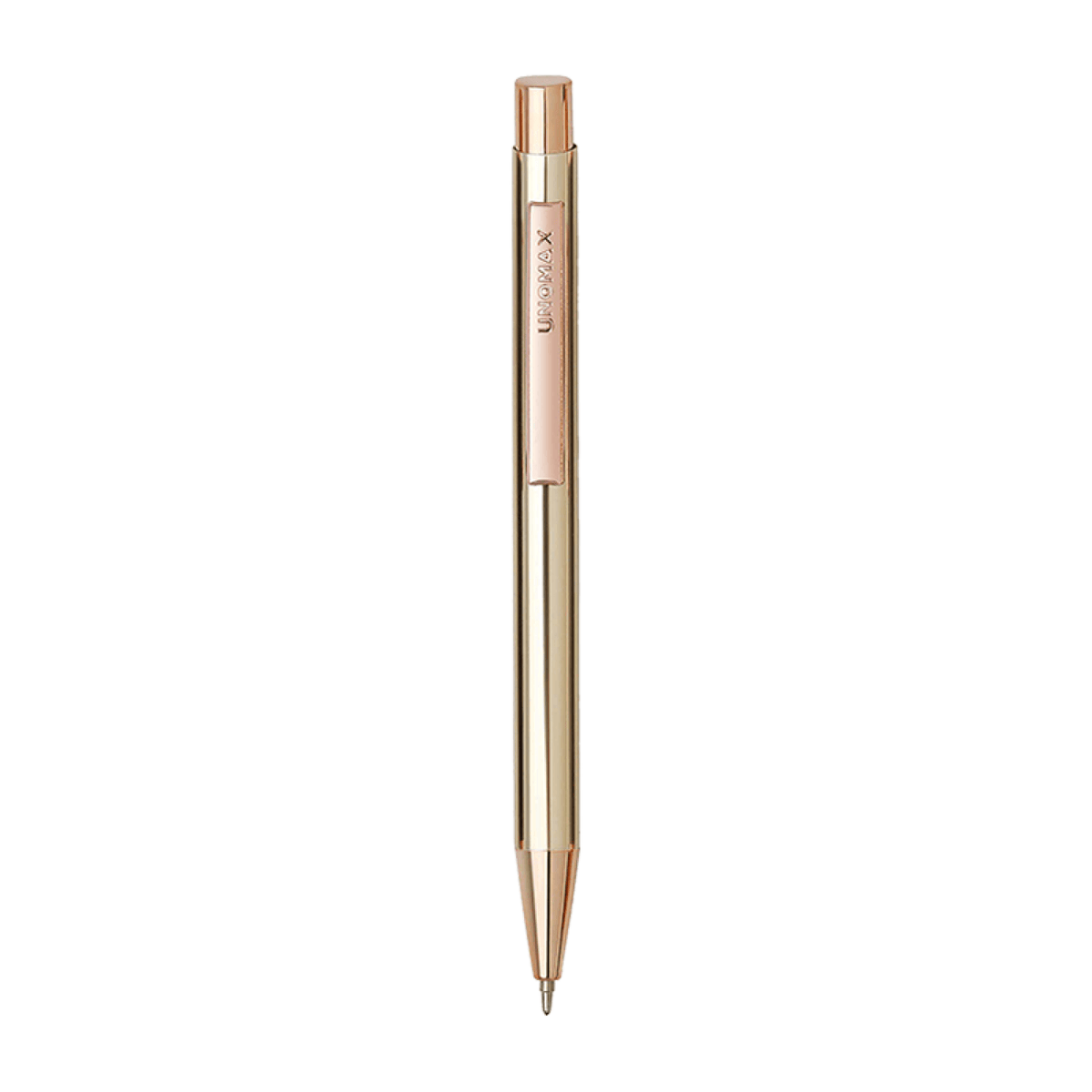 Unomax Richmond Ball Pen | Ink Colour - Blue, featuring a sleek gold finish and smooth writing performance.