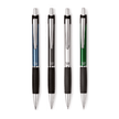 Unomax Turbo Glide Ball Pen | Ink Colour - Blue, showcasing blue, black, silver, and green variants.