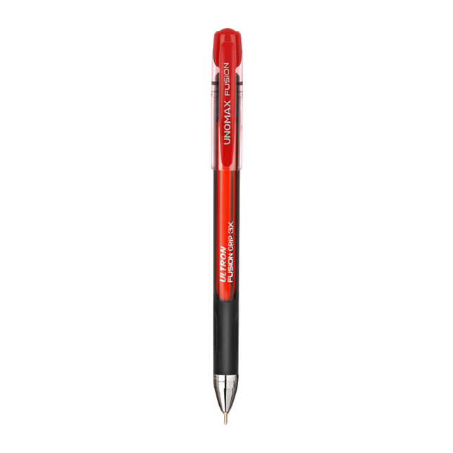 Unomax Ultron Fusion Grip 3X Ball Pen | Ink Colour - Blue, Black and Red