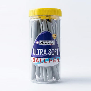 Add Gel Ultra Soft Ball Pen Blue | Jar Pack of 25