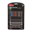 Unomax Ultron Fashion Ball Pen | Ink Colour - 10 Shades pack with assorted ink colors, 1.0 mm tip for smooth writing.