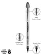 Uni-Ball Vision Elite UB200 0.8MM Roller Ball Pen | Ink Colour - Blue and Black