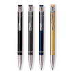 Unomax Valentino Ball Pen | Ink Colour - Blue and three other color variants displayed together.