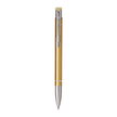 Unomax Valentino Ball Pen | Ink Colour - Blue in elegant gold finish with chrome-plated clip