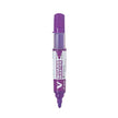 Pilot V Board Master Medium Bullet Tip White Board Marker with Replacable Tip & Ink Cartridge in purple color