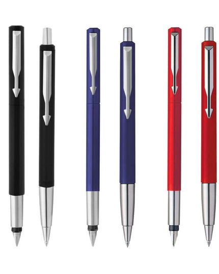 Parker Vector Standard CT Fountain Pen and Ball Pen Set | Ink Colour - Blue