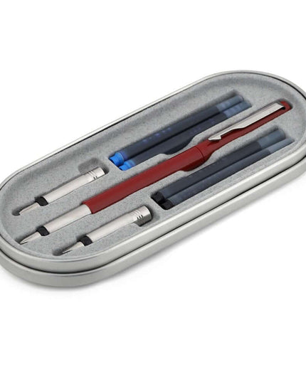 Parker Vector Standard Calligraphy Fountain Pen, 7 Pieces Set