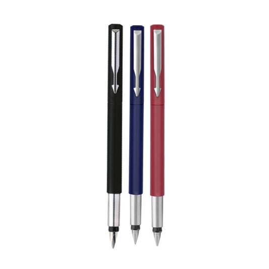 Parker Vector Standard Calligraphy Fountain Pen, 7 Pieces Set