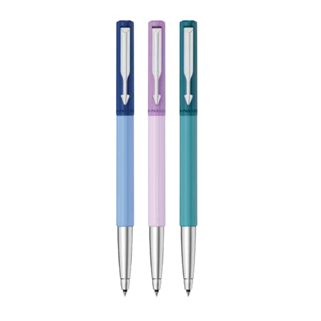 Parker Vector Standard Colour Block Roller Ball Pen | Ink Colour - Blue