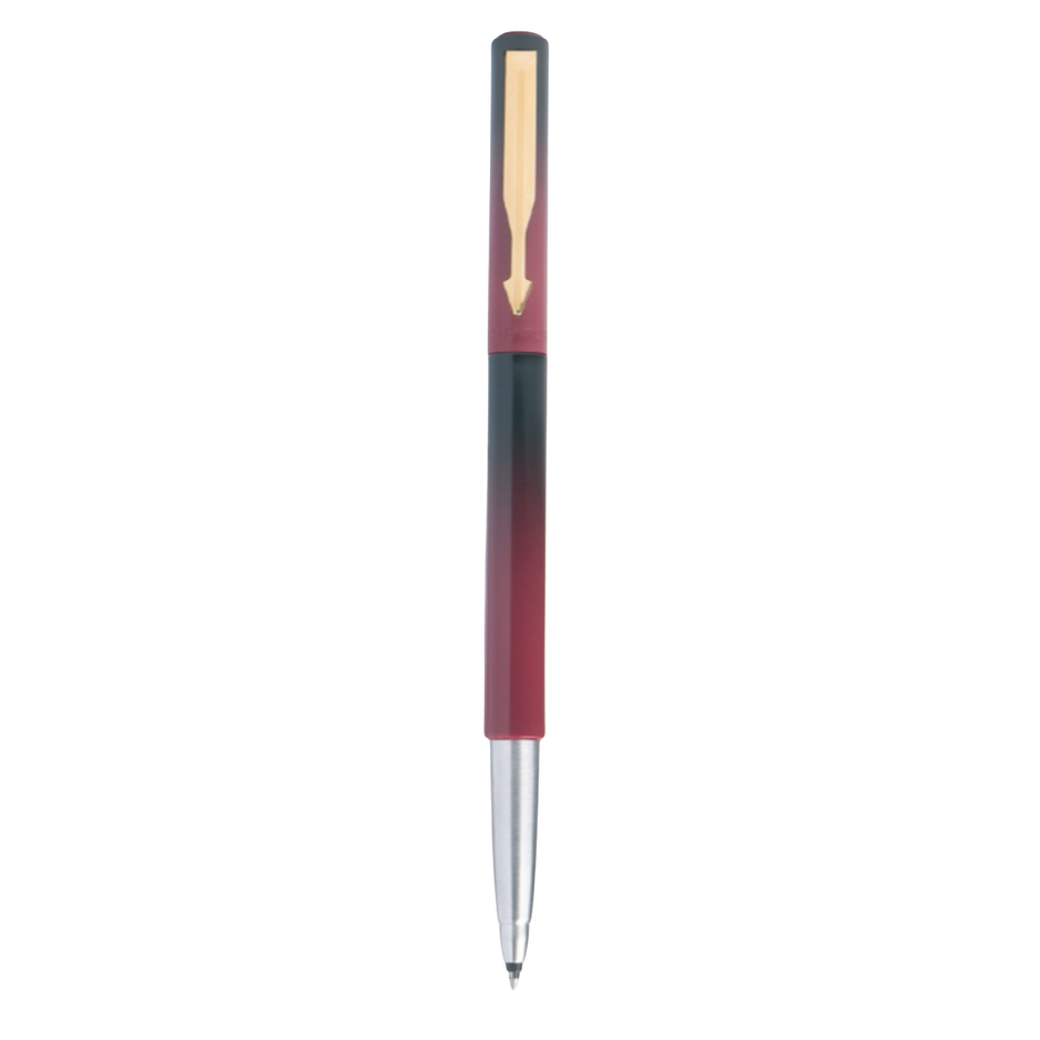 Parker Vector Standard Fusion Roller Ball Pen Gold Trim | Ink Colour - Blue