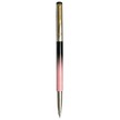 Parker Vector Steel Fusion Roller Ball Pen Gold Trim | Ink Colour - Blue