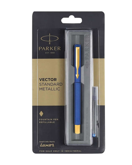 Parker Vector Standard Fountain Pen with Quink Cartridge