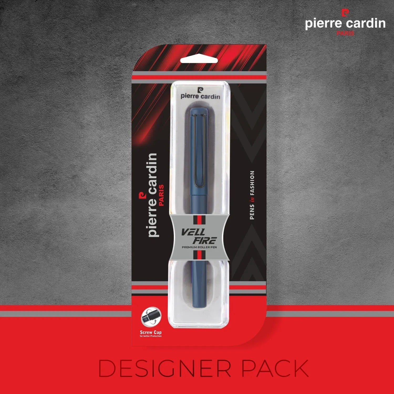 Pierre Cardin Vellfire Roller Pen | Ink Colour - Blue