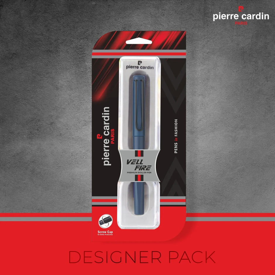 Pierre Cardin Vellfire Roller Pen | Ink Colour - Blue