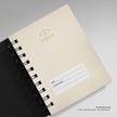 Parker Premium Wiro Note Book Gold | Single Subject | Size - 10.8cm x 14cm, wirebound for seamless movement.