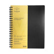Parker Premium Wiro Note Book Gold | Single Subject | Size - 17.6cm x 25cm, featuring 138 pages of premium paper.