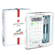 Pierre Cardin White Stallion Gift Set | Set of Calculator and Ball Pen