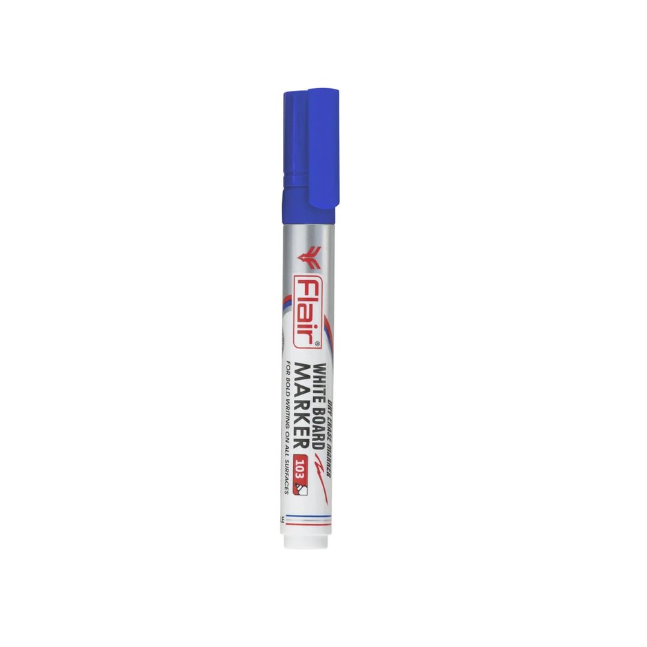 Flair White Board Marker Pen | Ink Colour - Blue, Black, Red and Green