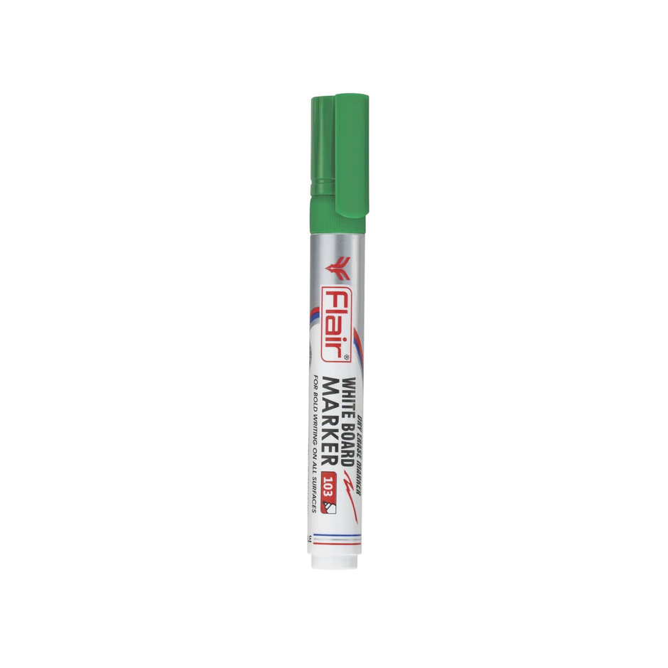 Flair White Board Marker Pen | Ink Colour - Blue, Black, Red and Green