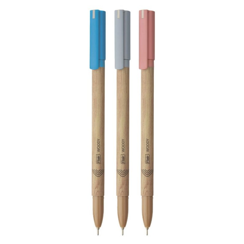 Flair Woody Ball Pen | Ink Colour - Blue, Black and Red