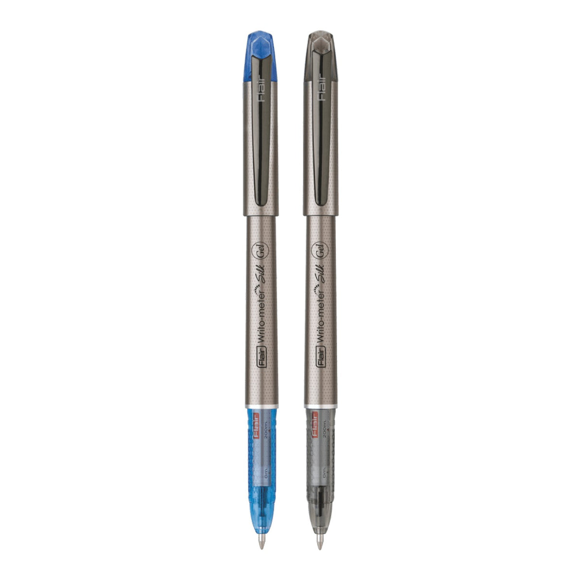 Flair Writometer Silk Gel Pen | Ink Colour - Blue and Black