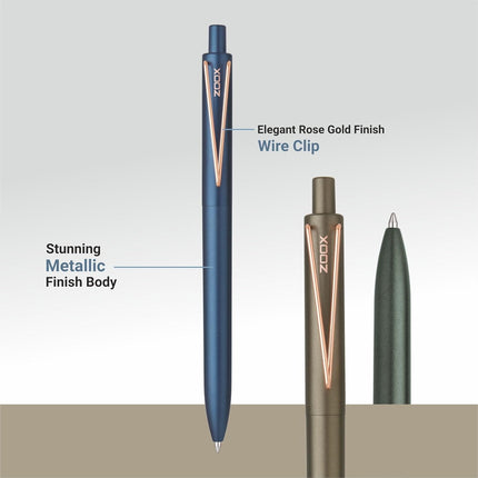 Zoox X7 Retractable Roller Gel Pen | Ink Colour - Blue