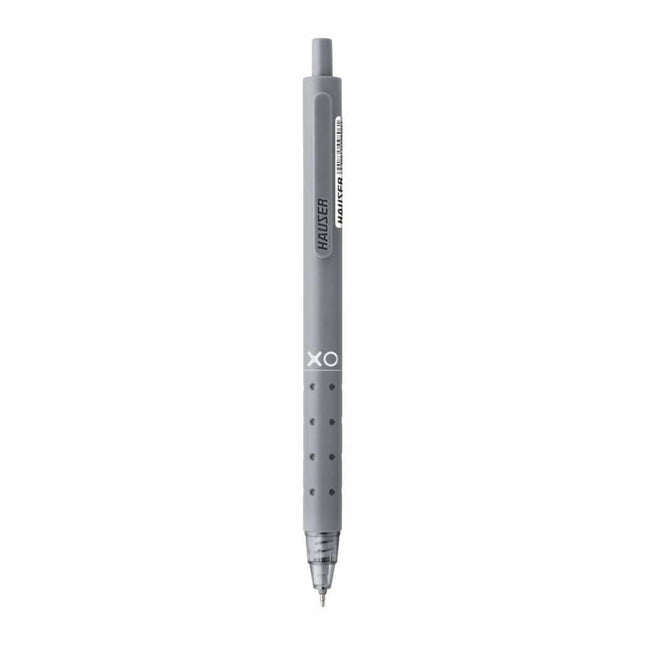 Hauser XO Click Gel Pen | Ink Colour - Blue and Black, showcasing a sleek design and retractable click mechanism.