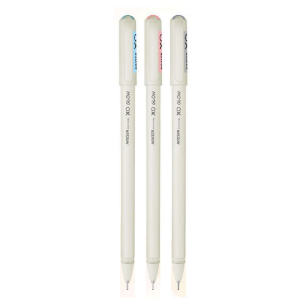 Hauser XO Glow Ball Pen | Ink Colour - Blue, Black and Red
