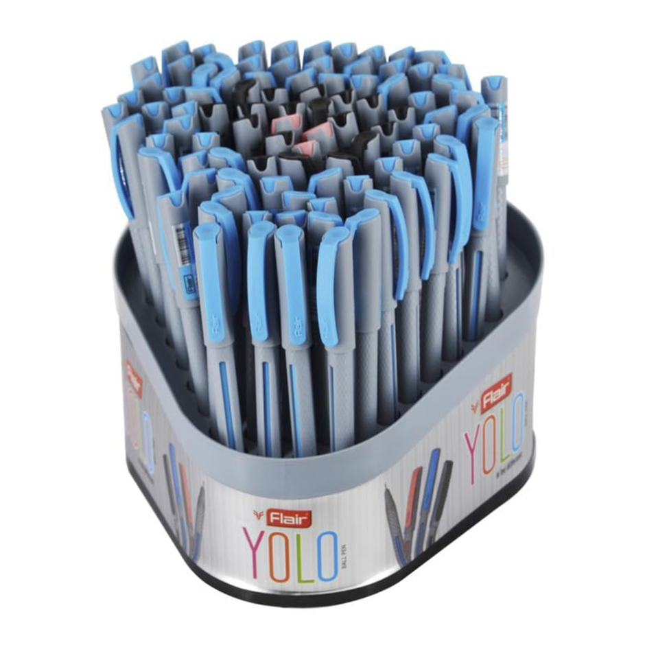 Flair Yolo Ball Pen | Ink Colour - Blue, Black and Red