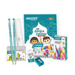 Hauser Artz Yung Artist Kit | Stationery Kit of 8 Assorted Items including crayons, pencils, and coloring book.
