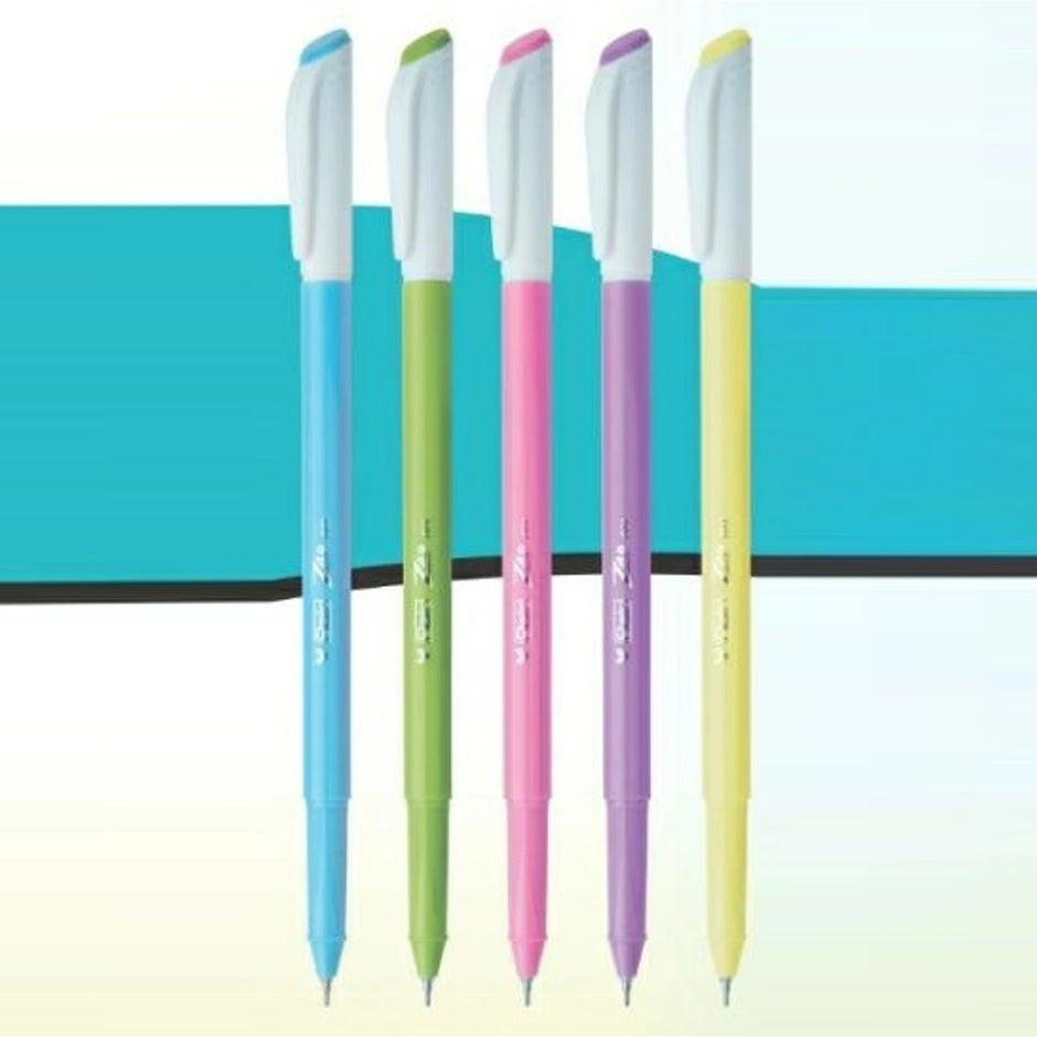 Flair Zap Gel Pen | Pack of 50 | Ink Colour - Blue