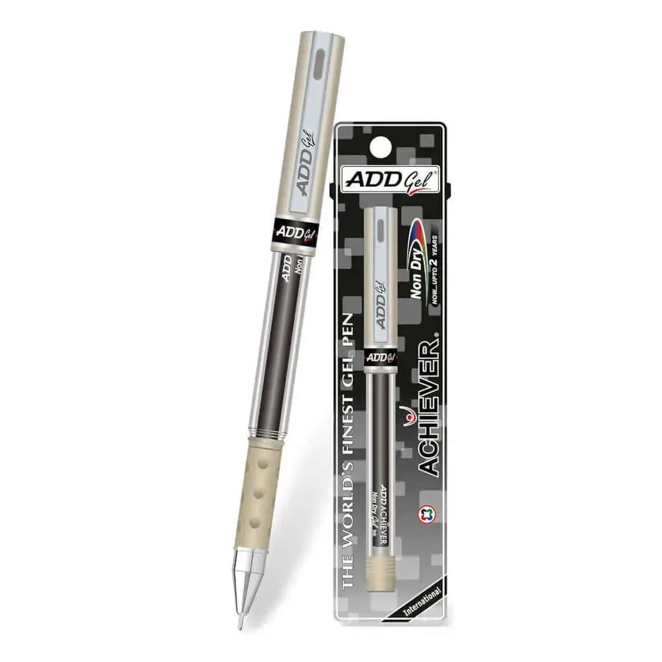 Add Gel Achiever Gel Pen - Black - Gel Pens