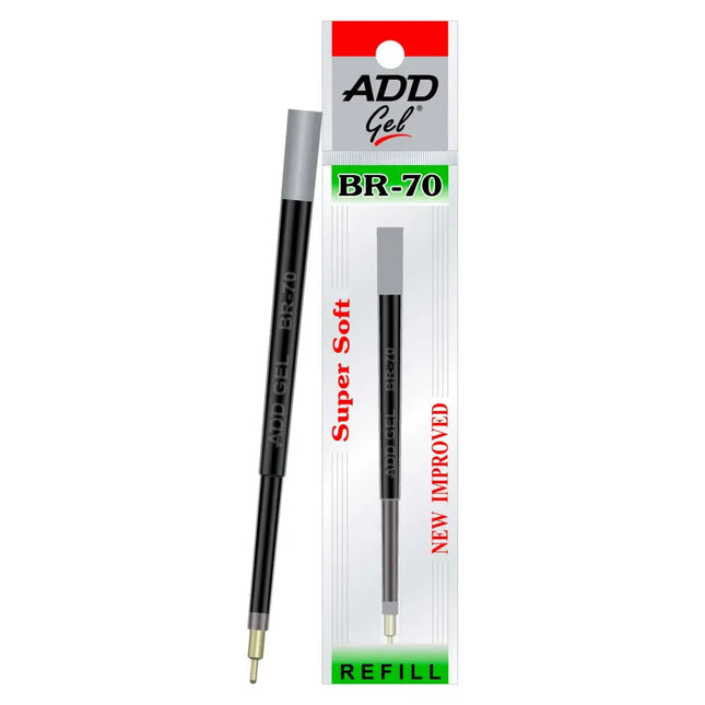 Add Gel BR-70 Ball Pen Refill - Black - Refills
