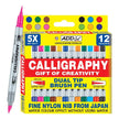 Add Gel Calligraphy Twin Tip Brush Pen Set - 12 - Brush Pens