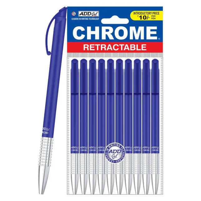 Add Gel Chrome Ball Pen - Ball Pens