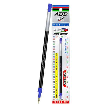 Add Gel GR-20 Gel Pen Refill - Blue - Refills