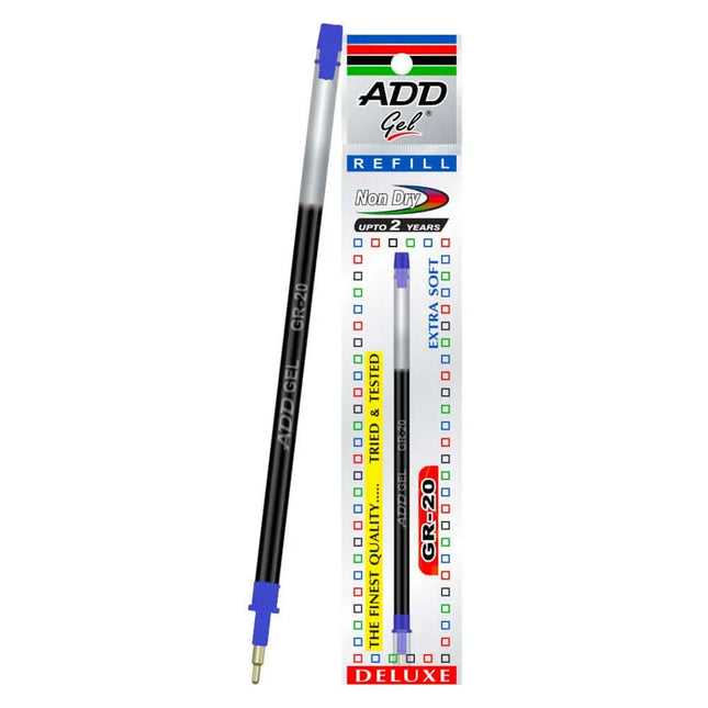 Add Gel GR-20 Gel Pen Refill - Blue - Refills