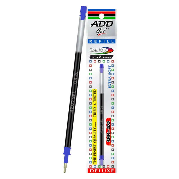 Add Gel GR-20 Gel Pen Refill - Blue - Refills
