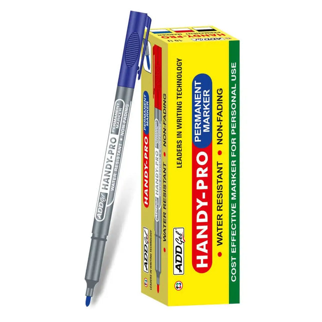 Add Gel Handy Pro Permanent Marker - Blue - Permanent Markers