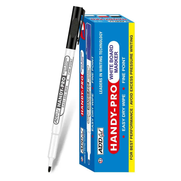 Add Gel Handy Pro White Board Marker - Black - White Board Marker