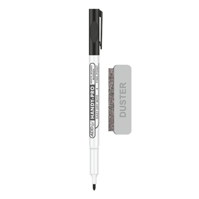 Add Gel Handy Pro White Board Marker Black with Duster - White Board Marker