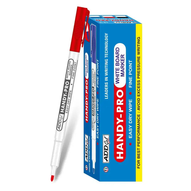 Add Gel Handy Pro White Board Marker - Red - White Board Marker
