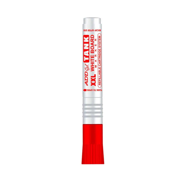 Add Gel Refillable Tank White Board Marker - Red - White Board Marker