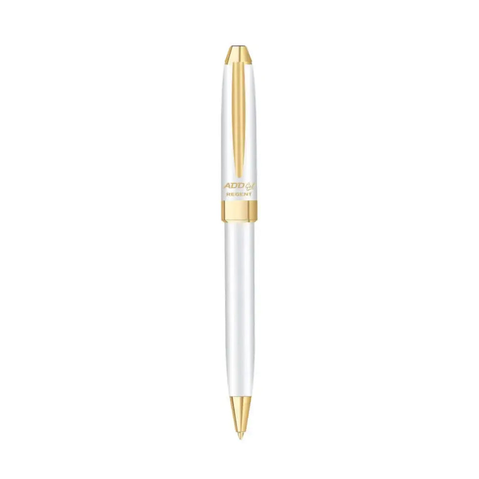 Add Gel Regent Ball Roller Pen - Blue / White - Roller Ball Pens