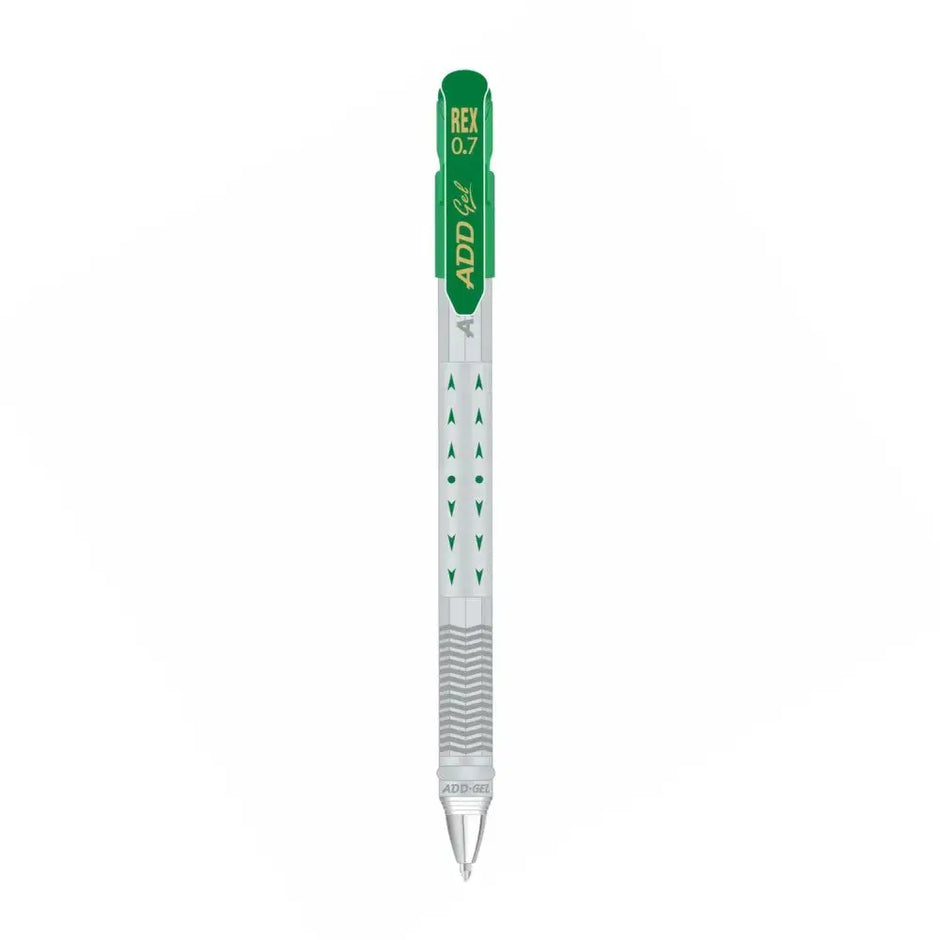 Add Gel Rex Gel Roller Pen | Tip Size - 0.7MM - Green - Gel Pens