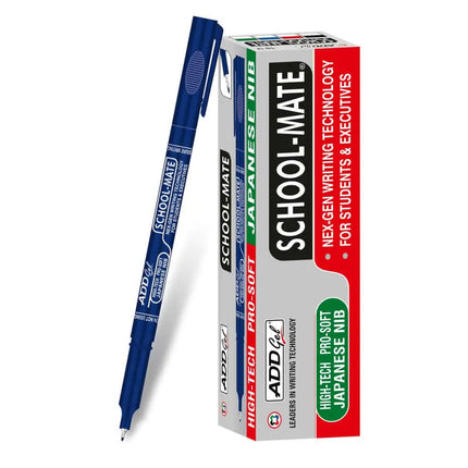 Add Gel School-Mate Fine Writer Pen - Blue - Fineliners