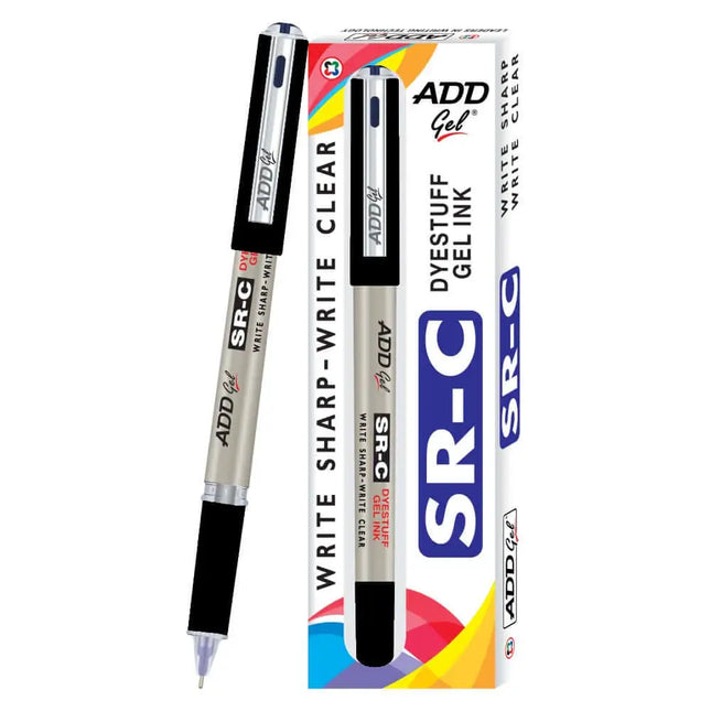 Add Gel SR-C Gel Pen - Black - Gel Pens