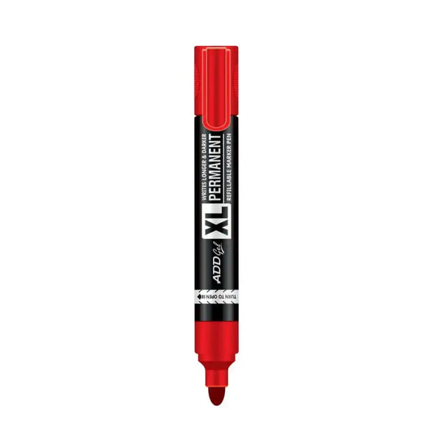Add Gel XL Refillable Permanent Marker - Red - Permanent Markers