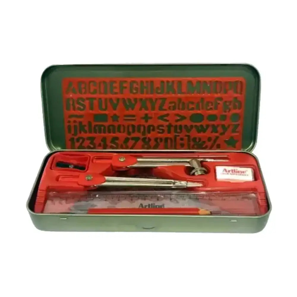 Artline Love-Art Maxx Mathematical Drawing Instruments Box - Geometry Box